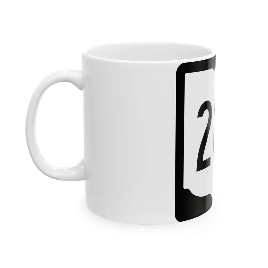 OH-203 1967 (Ohio) (Road Sign) White Coffee Mug - Go Mug Yourself