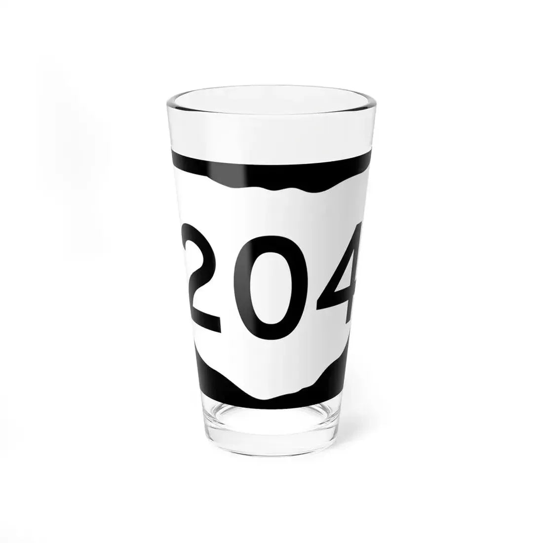 OH-204 (Ohio) (Road Sign) Pint Glass 16oz 16oz - Go Mug Yourself