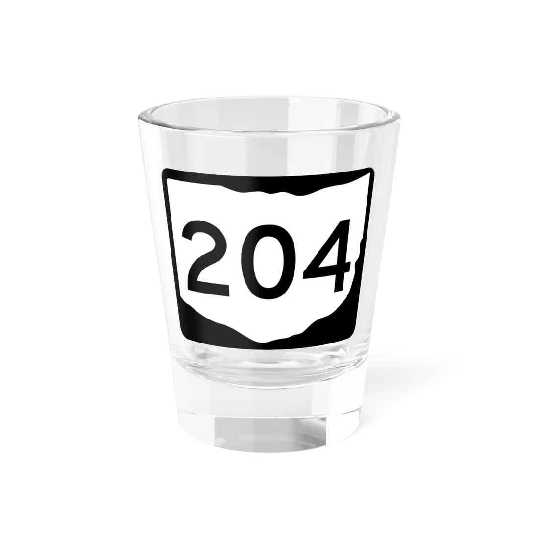 OH-204 (Ohio) (Road Sign) Shot Glass 1.5oz 1.5oz - Go Mug Yourself