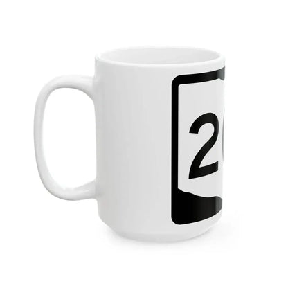 OH-204 (Ohio) (Road Sign) White Coffee Mug - Go Mug Yourself