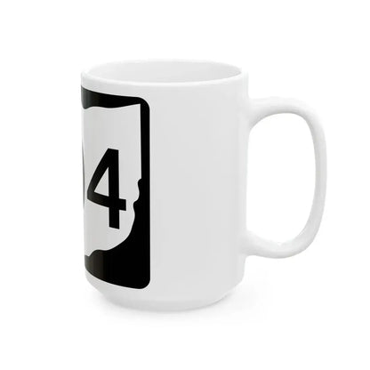 OH-204 (Ohio) (Road Sign) White Coffee Mug - Go Mug Yourself