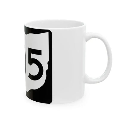 OH-205 (Ohio) (Road Sign) White Coffee Mug - Go Mug Yourself