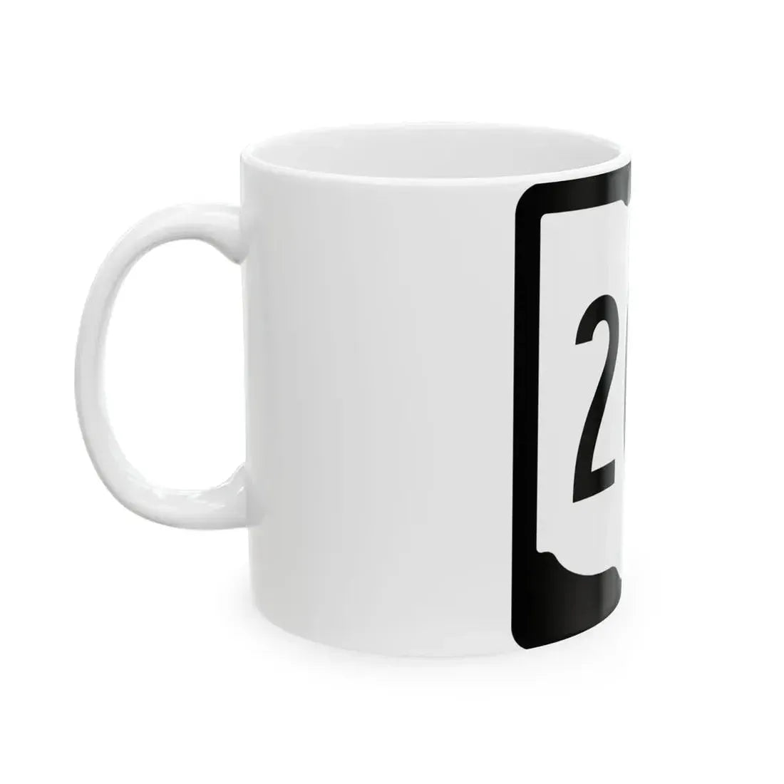 OH-206 1967 (Ohio) (Road Sign) White Coffee Mug - Go Mug Yourself
