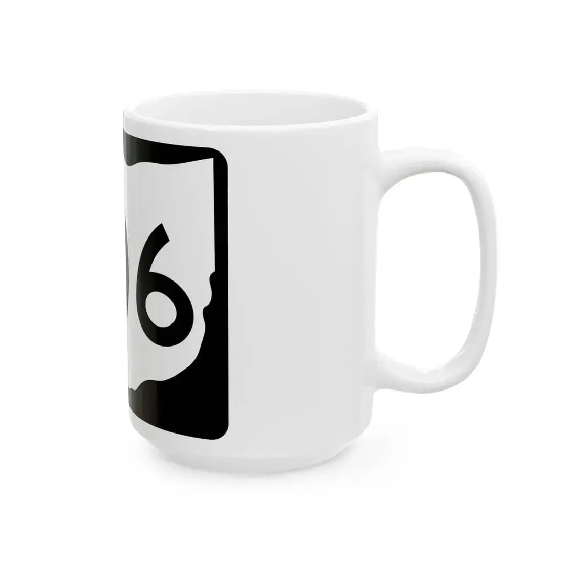 OH-206 (Ohio) (Road Sign) White Coffee Mug - Go Mug Yourself
