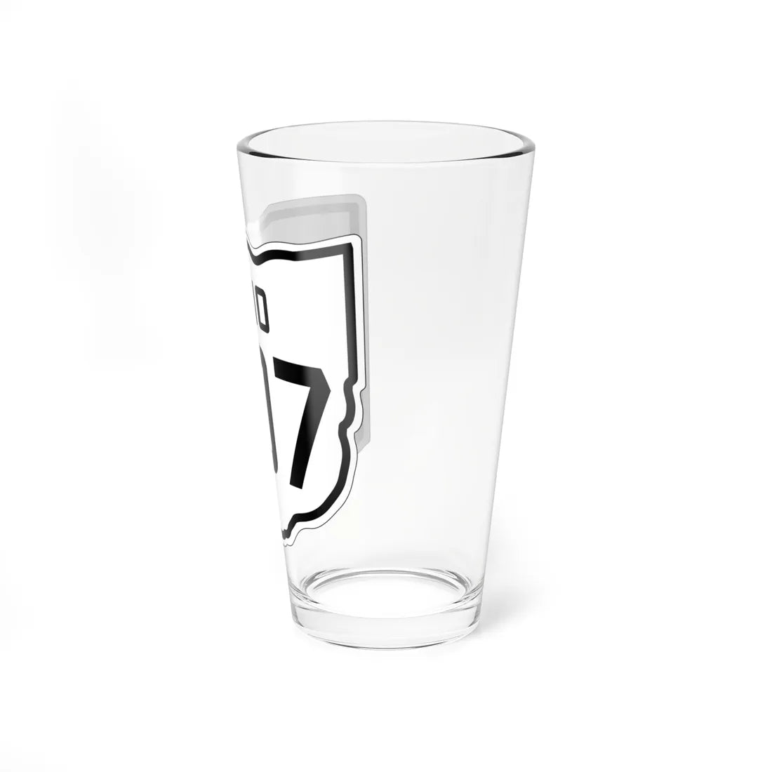 OH-207 1927 (Ohio) (Road Sign) Pint Glss 16oz - Go Mug Yourself