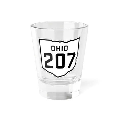 OH-207 1927 (Ohio) (Road Sign) Shot Glass 1.5oz 1.5oz - Go Mug Yourself