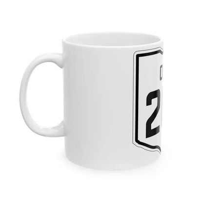 OH-207 1927 (Ohio) (Road Sign) White Coffee Mug - Go Mug Yourself