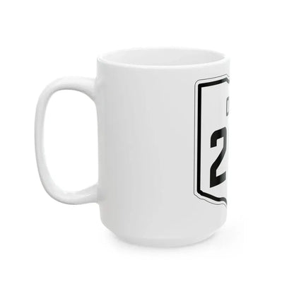 OH-207 1927 (Ohio) (Road Sign) White Coffee Mug - Go Mug Yourself