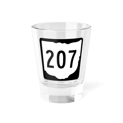 OH-207 1967 (Ohio) (Road Sign) Shot Glass 1.5oz 1.5oz - Go Mug Yourself