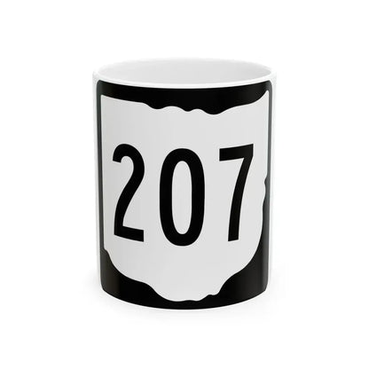 OH-207 1967 (Ohio) (Road Sign) White Coffee Mug 11oz - Go Mug Yourself