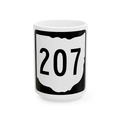 OH-207 1967 (Ohio) (Road Sign) White Coffee Mug 15oz - Go Mug Yourself