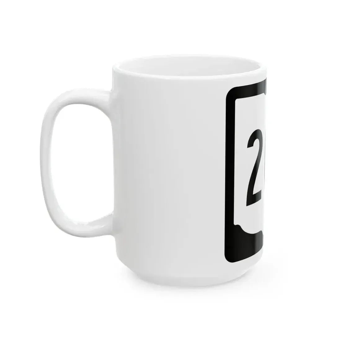 OH-207 1967 (Ohio) (Road Sign) White Coffee Mug - Go Mug Yourself