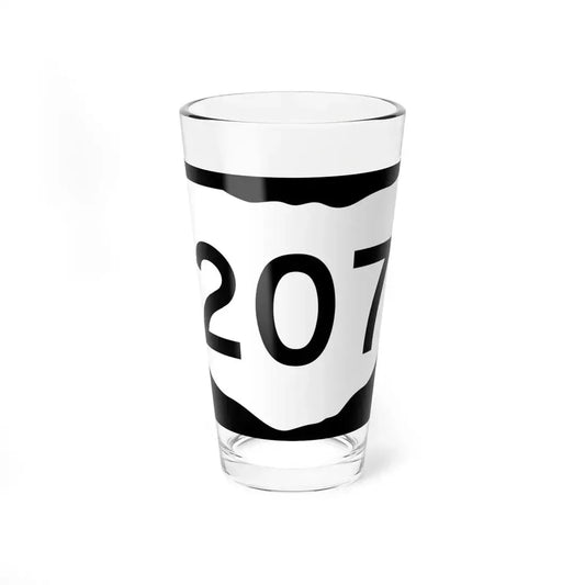 OH-207 (Ohio) (Road Sign) Pint Glass 16oz 16oz - Go Mug Yourself