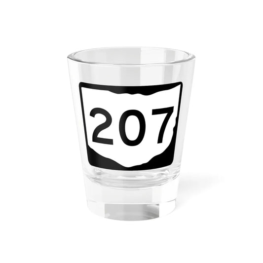 OH-207 (Ohio) (Road Sign) Shot Glass 1.5oz 1.5oz - Go Mug Yourself