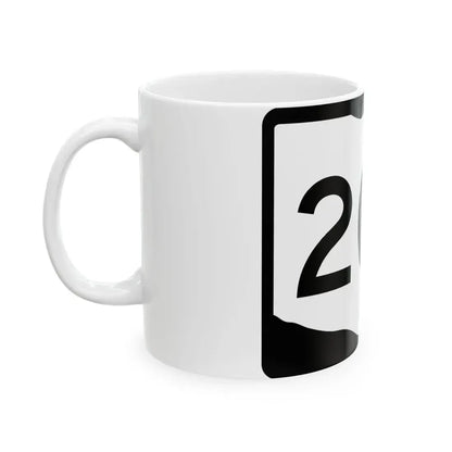 OH-207 (Ohio) (Road Sign) White Coffee Mug - Go Mug Yourself