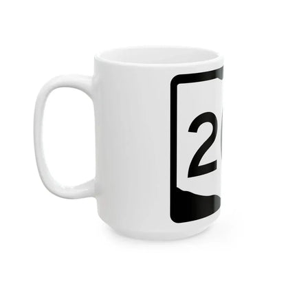 OH-208 (Ohio) (Road Sign) White Coffee Mug - Go Mug Yourself