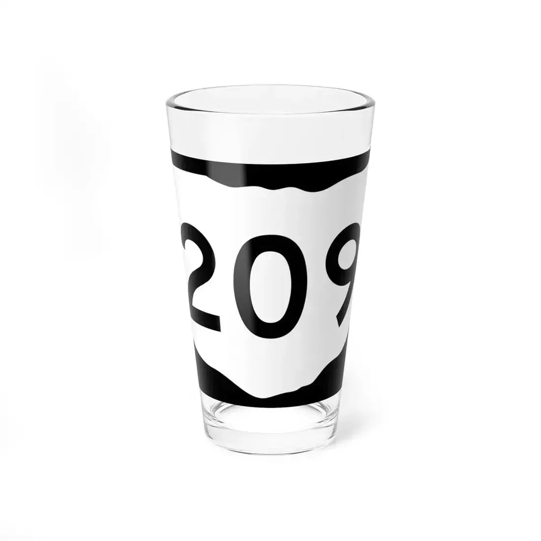 OH-209 (Ohio) (Road Sign) Pint Glass 16oz 16oz - Go Mug Yourself