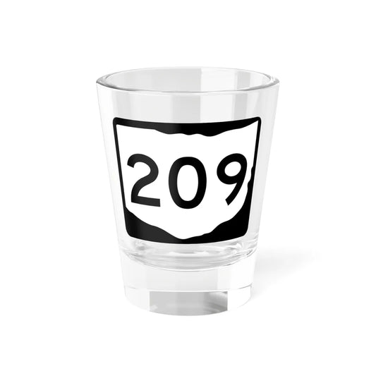 OH-209 (Ohio) (Road Sign) Shot Glass 1.5oz 1.5oz - Go Mug Yourself