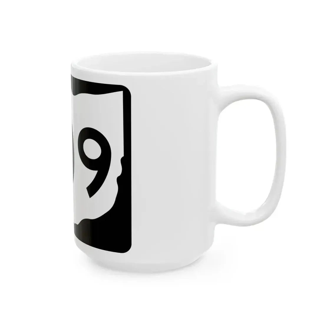 OH-209 (Ohio) (Road Sign) White Coffee Mug - Go Mug Yourself