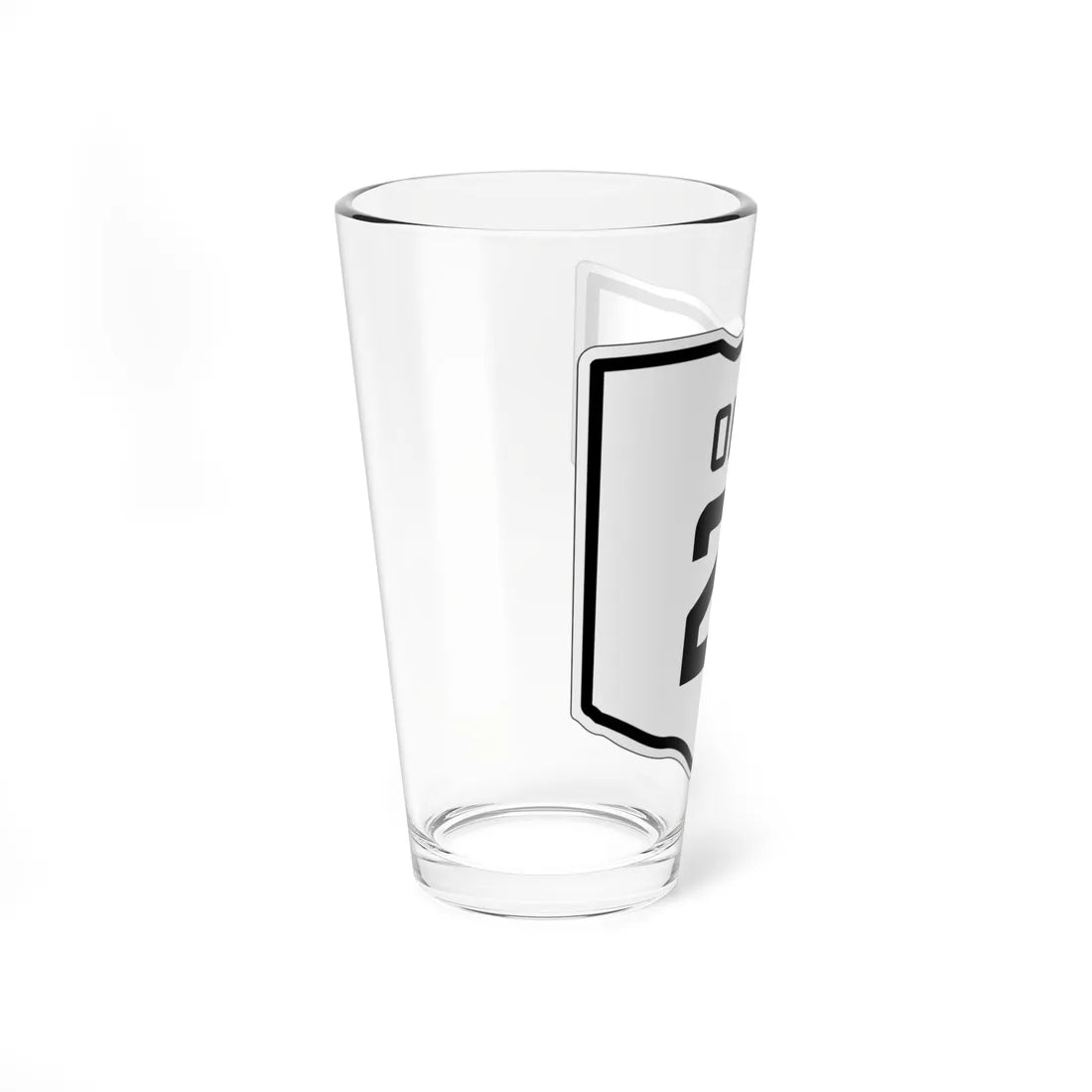 OH-21 1927 (Ohio) (Road Sign) Pint Glss 16oz - Go Mug Yourself