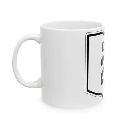 OH-21 1927 (Ohio) (Road Sign) White Coffee Mug - Go Mug Yourself