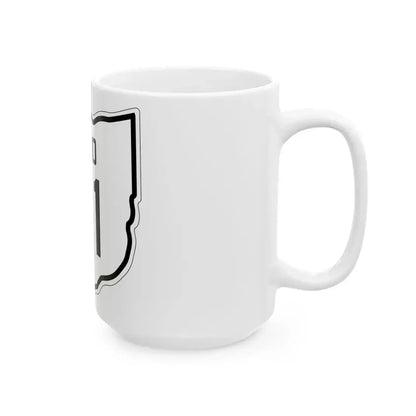 OH-21 1927 (Ohio) (Road Sign) White Coffee Mug - Go Mug Yourself