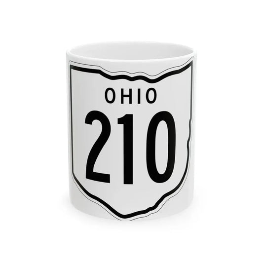 OH-210 1948 (Ohio) (Road Sign) White Coffee Mug 11oz - Go Mug Yourself