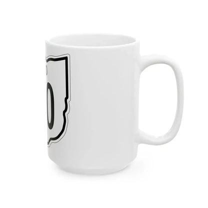 OH-210 1948 (Ohio) (Road Sign) White Coffee Mug - Go Mug Yourself