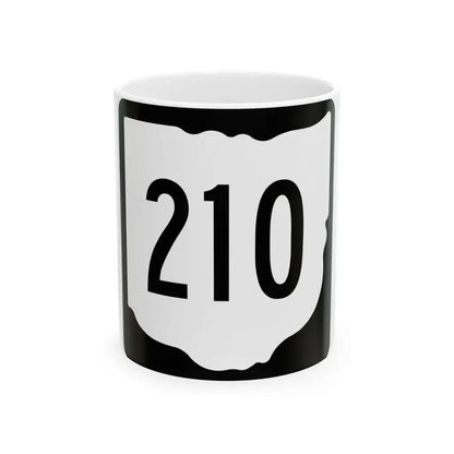 OH-210 1967 (Ohio) (Road Sign) White Coffee Mug 11oz - Go Mug Yourself