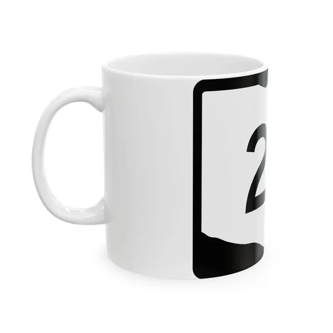 OH-211 (Ohio) (Road Sign) White Coffee Mug - Go Mug Yourself