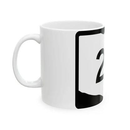 OH-211 (Ohio) (Road Sign) White Coffee Mug - Go Mug Yourself