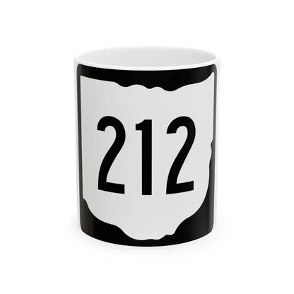 OH-212 1967 (Ohio) (Road Sign) White Coffee Mug 11oz - Go Mug Yourself