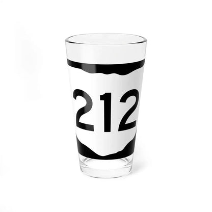 OH-212 (Ohio) (Road Sign) Pint Glass 16oz 16oz - Go Mug Yourself