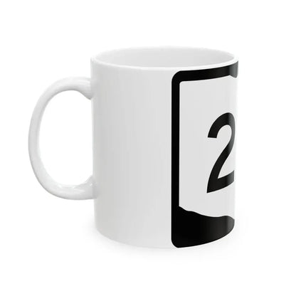 OH-212 (Ohio) (Road Sign) White Coffee Mug - Go Mug Yourself