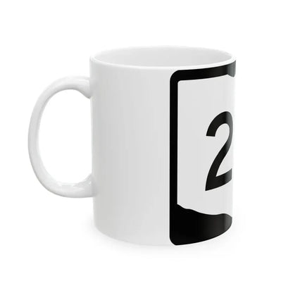 OH-213 (Ohio) (Road Sign) White Coffee Mug - Go Mug Yourself