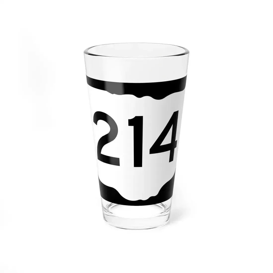 OH-214 (Ohio) (Road Sign) Pint Glass 16oz 16oz - Go Mug Yourself