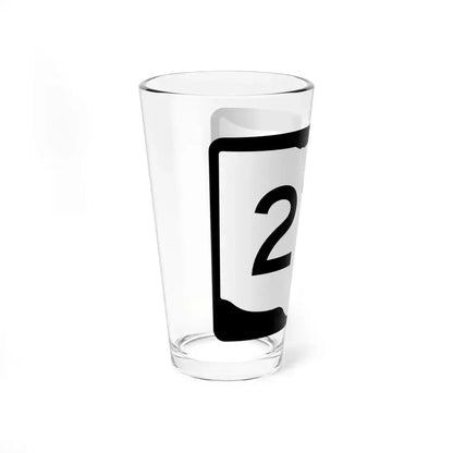 OH-214 (Ohio) (Road Sign) Pint Glass 16oz - Go Mug Yourself