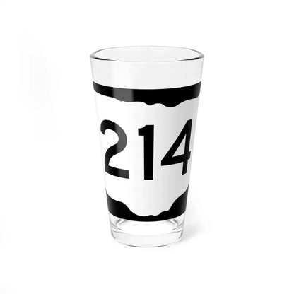 OH-214 (Ohio) (Road Sign) Pint Glss 16oz 16oz - Go Mug Yourself
