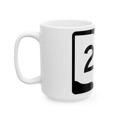 OH-214 (Ohio) (Road Sign) White Coffee Mug - Go Mug Yourself