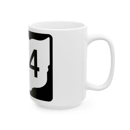 OH-214 (Ohio) (Road Sign) White Coffee Mug - Go Mug Yourself