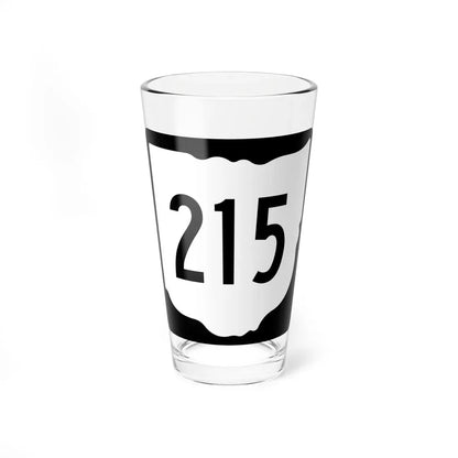 OH-215 1967 (Ohio) (Road Sign) Pint Glass 16oz 16oz - Go Mug Yourself