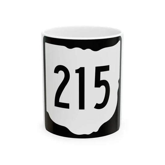OH-215 1967 (Ohio) (Road Sign) White Coffee Mug 11oz - Go Mug Yourself