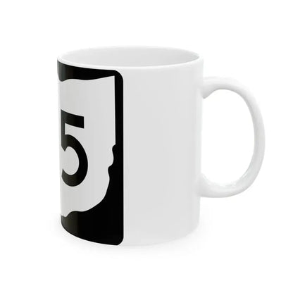 OH-215 (Ohio) (Road Sign) White Coffee Mug - Go Mug Yourself