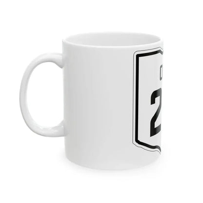 OH-219 1927 (Ohio) (Road Sign) White Coffee Mug - Go Mug Yourself