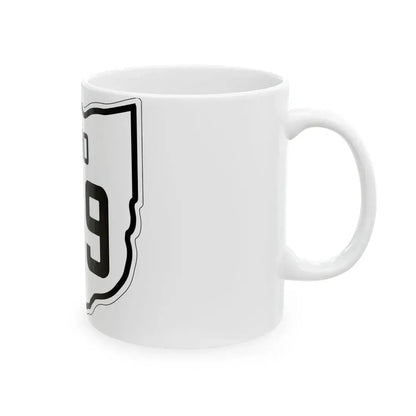 OH-219 1927 (Ohio) (Road Sign) White Coffee Mug - Go Mug Yourself