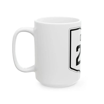 OH-219 1927 (Ohio) (Road Sign) White Coffee Mug - Go Mug Yourself
