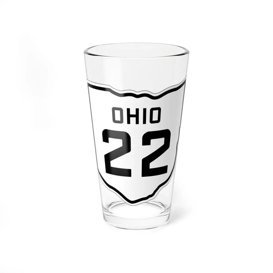 OH-22 1927 (Ohio) (Road Sign) Pint Glss 16oz 16oz - Go Mug Yourself
