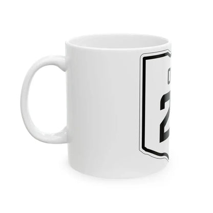 OH-22 1927 (Ohio) (Road Sign) White Coffee Mug - Go Mug Yourself