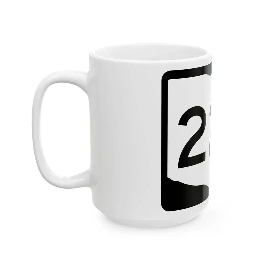 OH-220 (Ohio) (Road Sign) White Coffee Mug - Go Mug Yourself