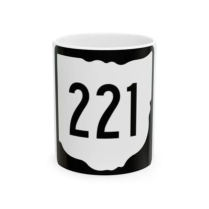 OH-221 1967 (Ohio) (Road Sign) White Coffee Mug 11oz - Go Mug Yourself
